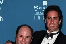 Jerry Seinfeld, Jason Alexander Seen Outside Tom’s Restaurant in NYC!