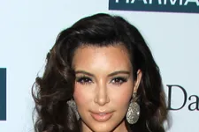 Kim Kardashian Stuns in Low-Cut Dress for Charity Event!
