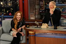 David Letterman And Lindsay Lohan Talk Sobriety, Prank-Call Oprah
