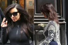 Kim Kardashian Ditches Her Hair Extensions In Paris!