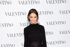 Katie Holmes Stuns At Valentino Fashion Event