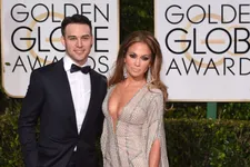 Jennifer Lopez Arrives At Golden Globes With Young, Hot Co-Star