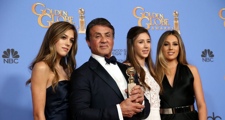 Sylvester Stallones Three Daughters Make Miss Golden Globes History Fame10 