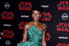 Lupita Nyong’o Dazzled At The Star Wars Premiere Red Carpet