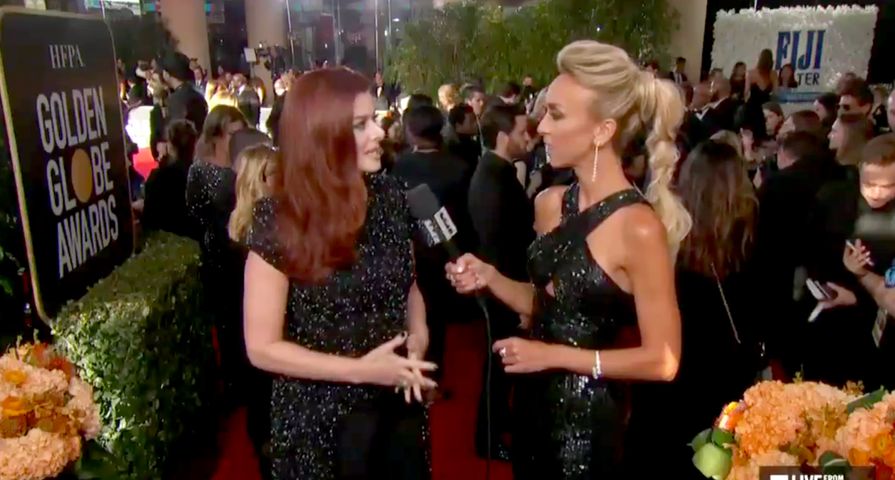 Debra Messing Calls Out E! Network During Red Carpet Interview With E