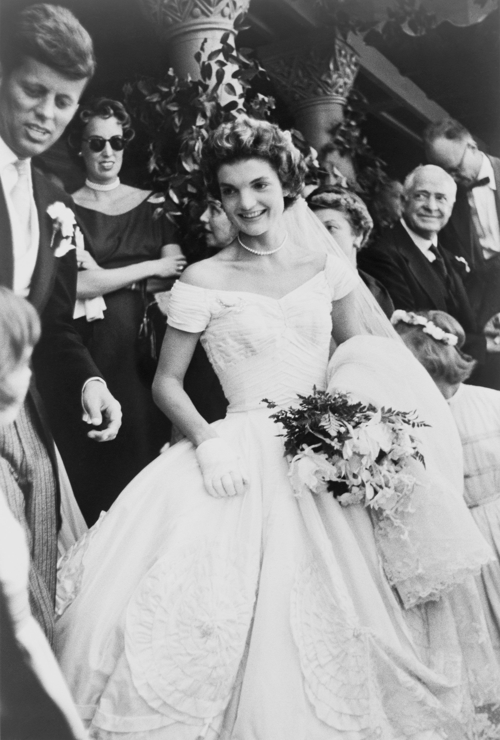 Jackie's wedding dress details