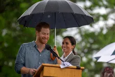 Duchess Meghan Supports Prince Harry As He Gives Impassioned Speech