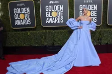 Lady Gaga Just Matched Her Hair To Her Golden Globes Dress