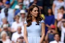 Kate Middleton Stuns In Powder Blue Custom Dress At Wimbledon