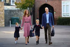 See Princess Charlotte On Her First Day Of School With George, Kate & William