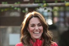 Kate Middleton Just Dressed In Festive Holiday Colors For A Casual Appearance