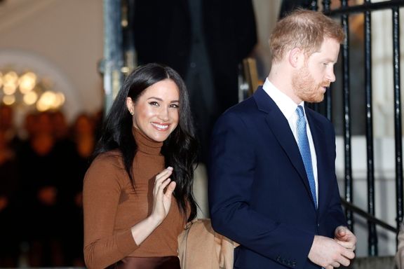 Meghan Markle Dazzles In Neutral Tones For First Appearance Of 2020