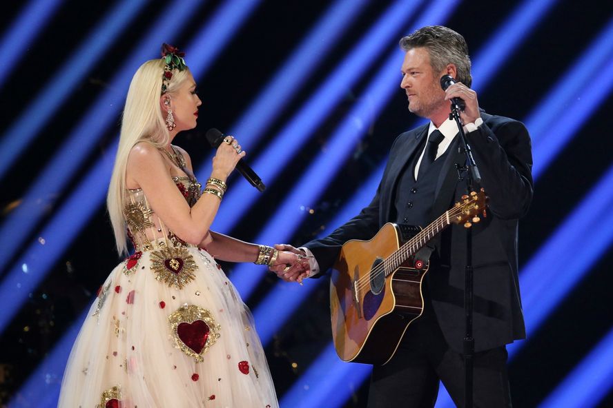 Blake Shelton And Gwen Stefani Get Emotional During Their 2020 Grammys Performance