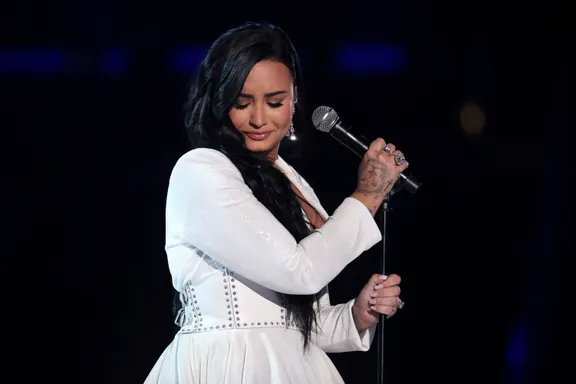 Demi Lovato Tears Up At Grammys During First Live Performance In Nearly Two Years