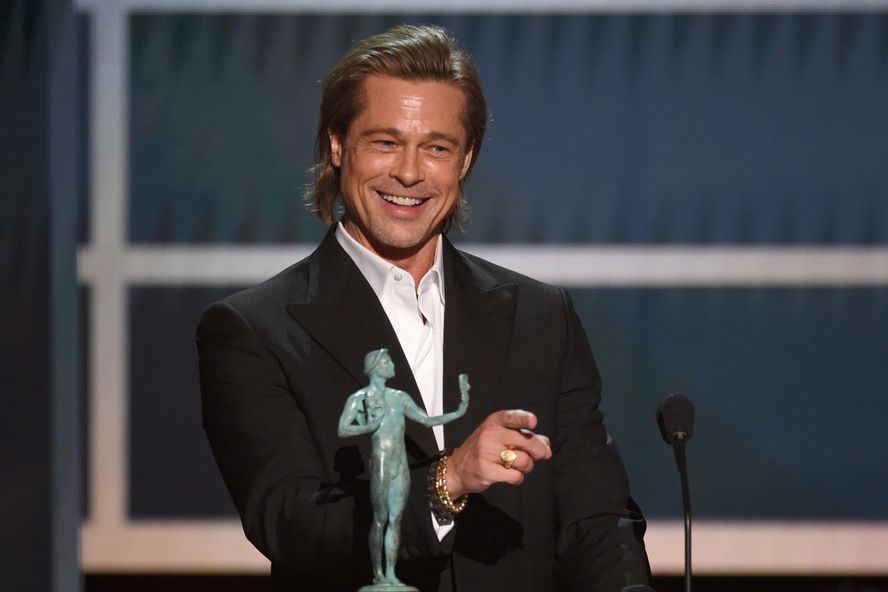 Brad Pitt Jokes About Dating During His 2020 SAG Awards Acceptance Speech