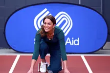 Kate Middleton Gets Sporty Chic In Green Culottes And Sneakers