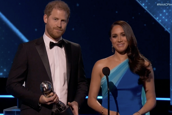 Meghan Markle And Prince Harry Receive Honor At The NAACP Image Awards