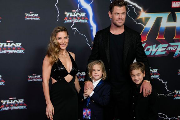Chris Hemsworth And Elsa Pataky’s Twin Sons Make Rare Public Appearance At Thor: Love And Thunder Premiere
