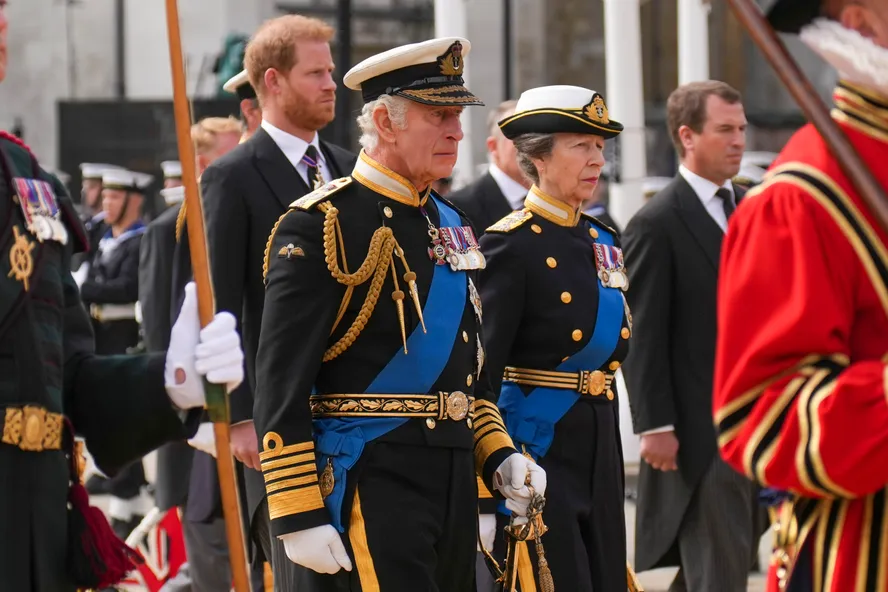 King Charles Leads Procession To Queen Elizabeth’s State Funeral At Westminster Abbey